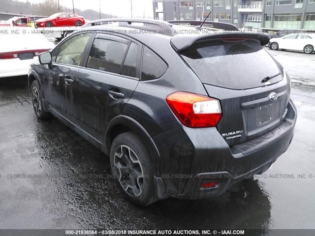 JF2GPAGC0E8216442 - 2014 SUBARU XV CROSSTREK 2.0 LIMITED GRAY photo 3