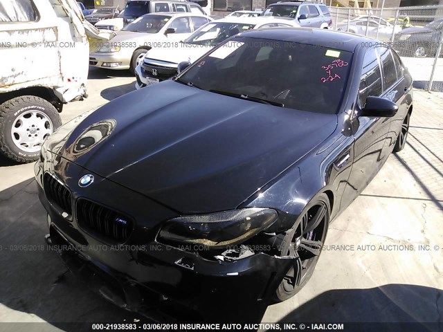WBSFV9C55ED593063 - 2014 BMW M5 BLACK photo 2