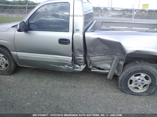 1GCEC14V82Z210398 - 2002 CHEVROLET SILVERADO C1500 SILVER photo 6