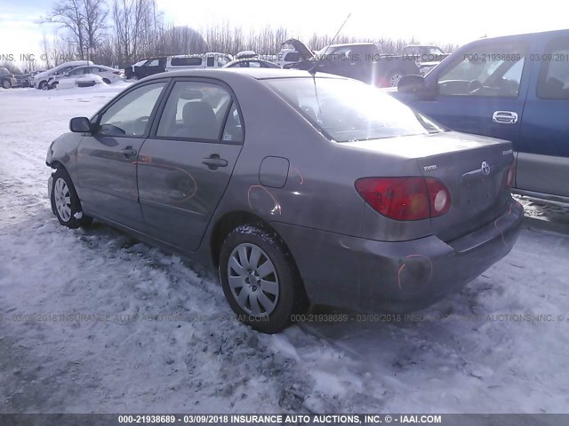 1NXBR38E14Z252267 - 2004 TOYOTA COROLLA CE/LE/S GRAY photo 3