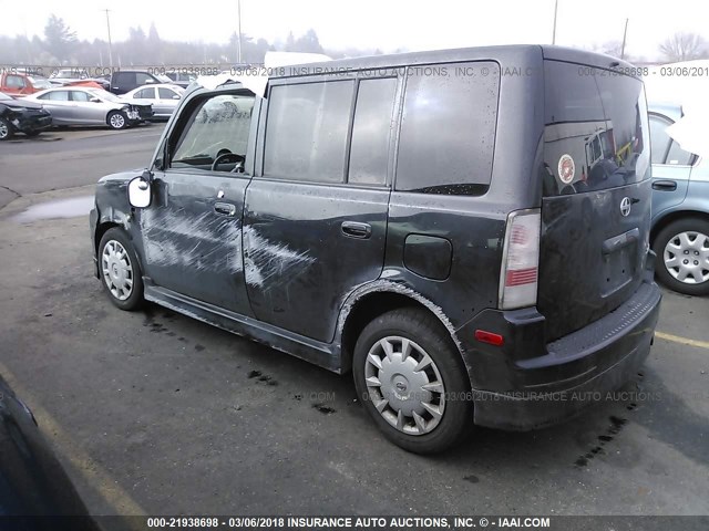 JTLKT324664051476 - 2006 TOYOTA SCION XB შავი ფოტო 3