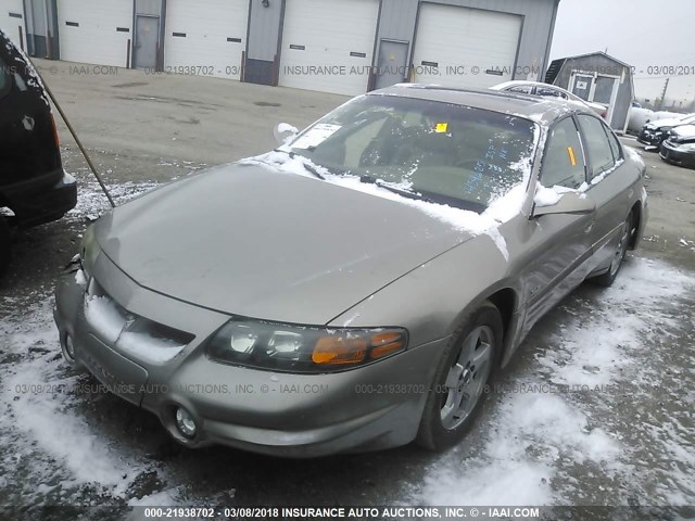 1G2HY54KX34126582 - 2003 PONTIAC BONNEVILLE SLE BROWN photo 2