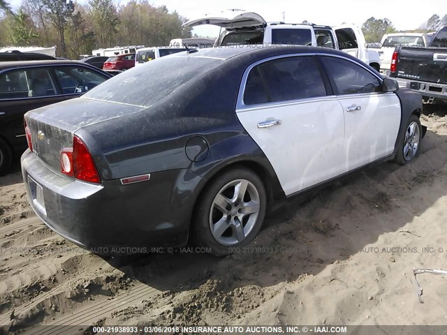 1G1ZC5EB4AF247129 - 2010 CHEVROLET MALIBU 1LT 灰色 照片 4
