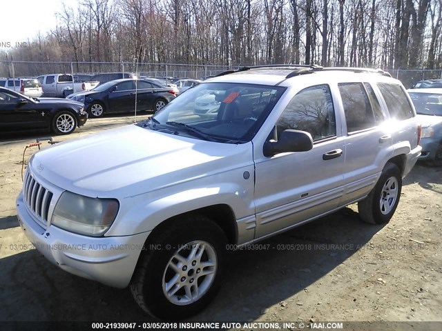 1J8GW48S84C366859 - 2004 JEEP GRAND CHEROKEE LAREDO/COLUMBIA/FREEDOM 银色 照片 2