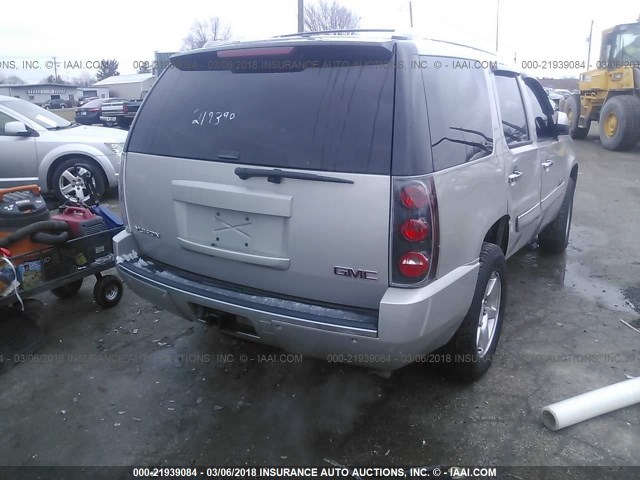 1GKFK63847J308967 - 2007 GMC YUKON DENALI SILVER photo 4