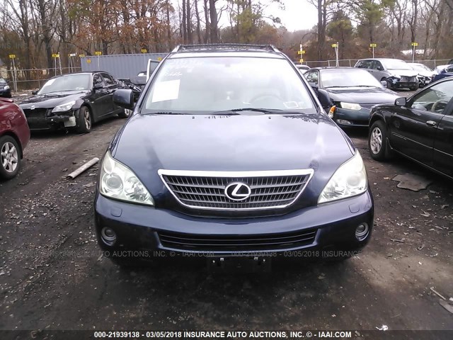 JTJHW31U060036796 - 2006 LEXUS RX 400 BLUE photo 6