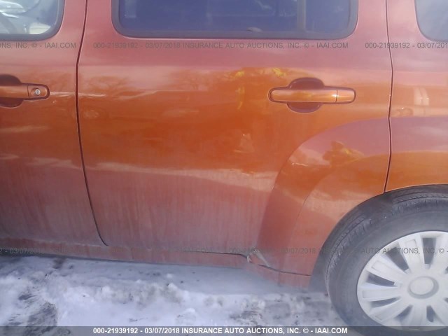 3GNDA13D88S553736 - 2008 CHEVROLET HHR LS ORANGE photo 6