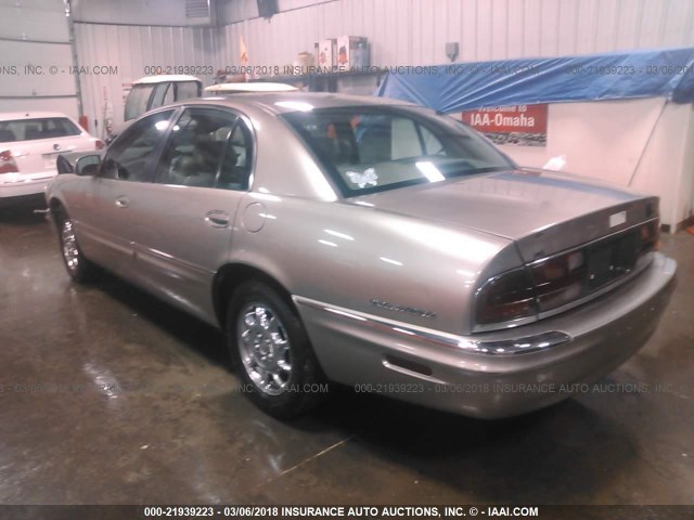 1G4CW54K014145551 - 2001 BUICK PARK AVENUE  BROWN photo 3