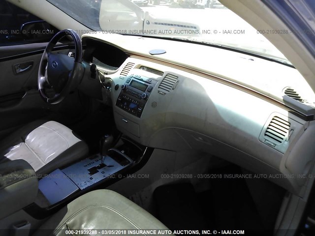 KMHFC46F77A202774 - 2007 HYUNDAI AZERA SE/LIMITED PURPLE photo 5