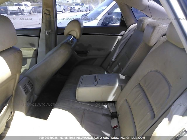 KMHFC46F77A202774 - 2007 HYUNDAI AZERA SE/LIMITED PURPLE photo 8