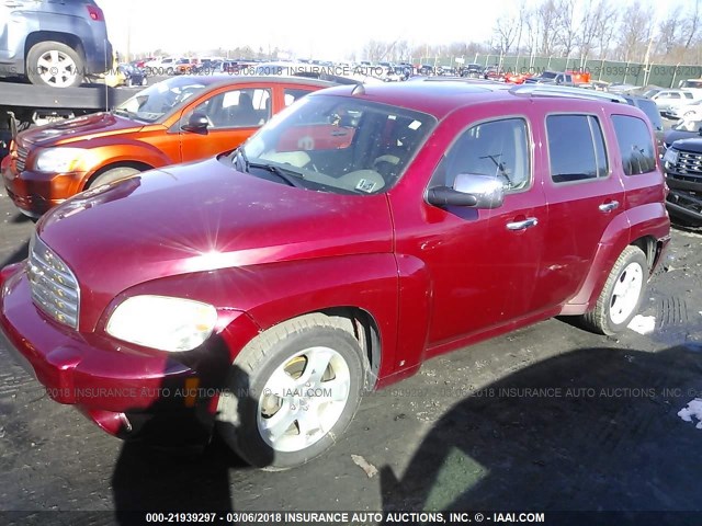 3GNDA23D06S517932 - 2006 CHEVROLET HHR LT BURGUNDY photo 2