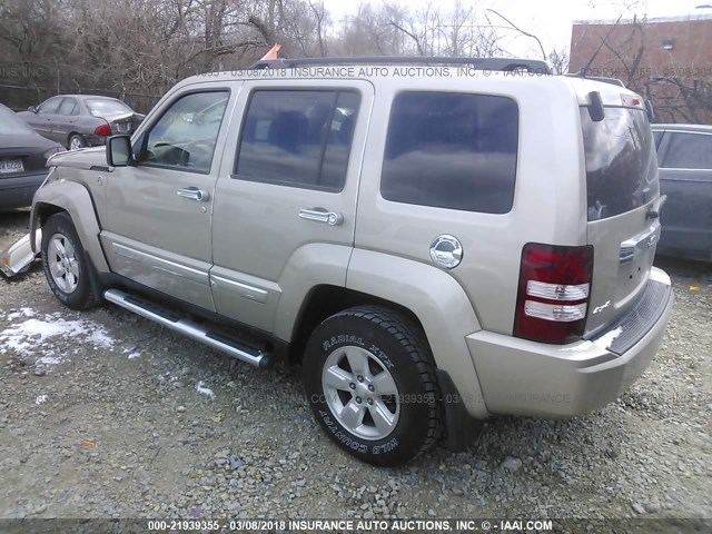 1J4PN2GK2BW536638 - 2011 JEEP LIBERTY SPORT 金色 照片 3