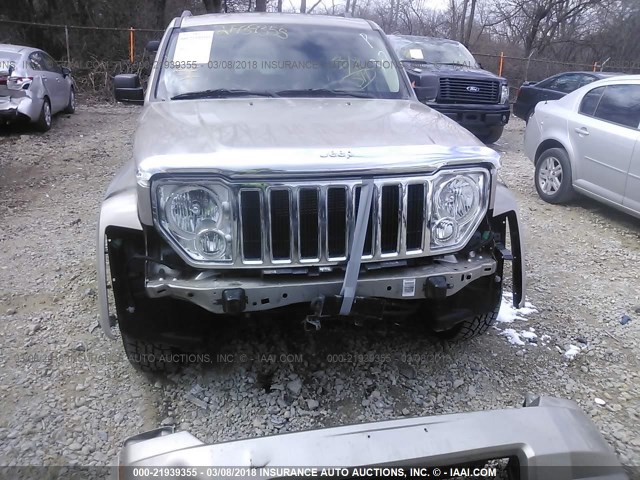 1J4PN2GK2BW536638 - 2011 JEEP LIBERTY SPORT GOLD photo 6