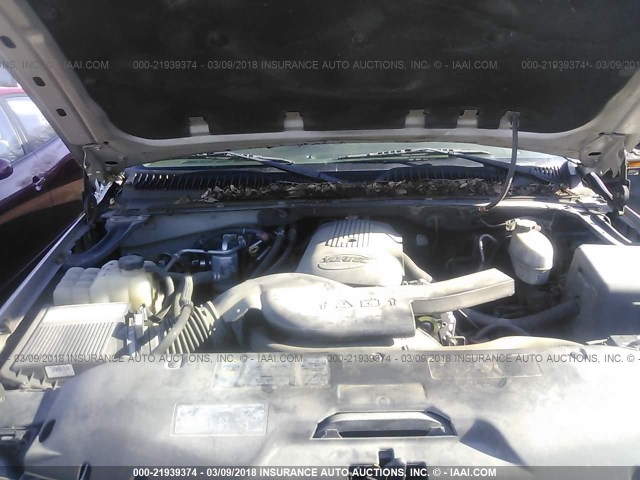 1GNEK13V14J283769 - 2004 CHEVROLET TAHOE K1500 SILVER photo 10