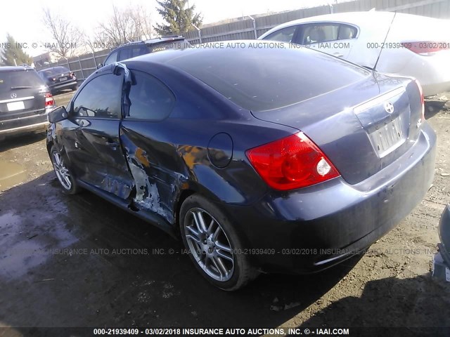 JTKDE177460119134 - 2006 TOYOTA SCION TC 蓝色 照片 3