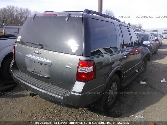 1FMJU1H59EEF01537 - 2014 FORD EXPEDITION XLT/KING RANCH GRAY photo 4