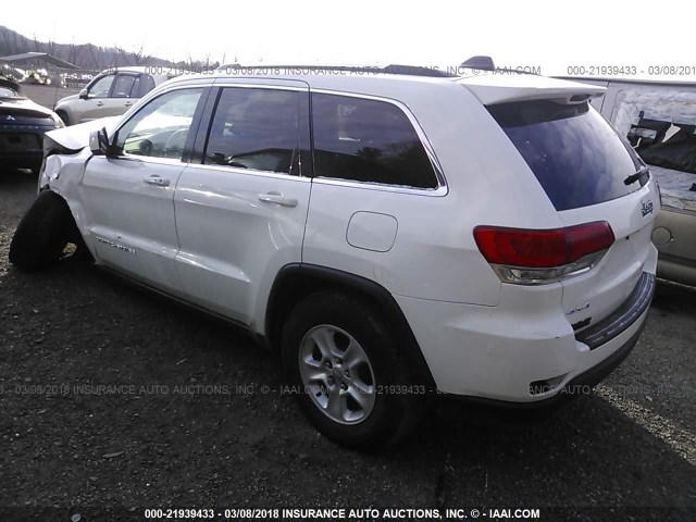 1C4RJFAG8FC790707 - 2015 JEEP GRAND CHEROKEE  WHITE photo 3