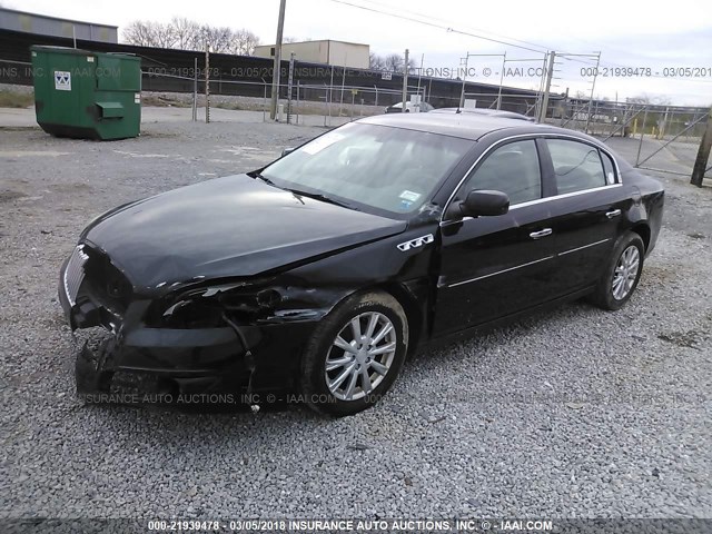 1G4HC5EMXBU136405 - 2011 BUICK LUCERNE CXL BLACK photo 2