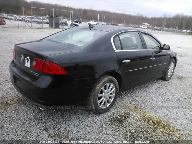 1G4HC5EMXBU136405 - 2011 BUICK LUCERNE CXL BLACK photo 4