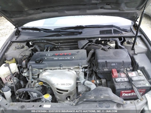 4T1BE32K76U719429 - 2006 TOYOTA CAMRY LE/XLE/SE ნაცრისფერი ფოტო 10