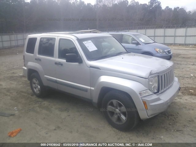 1J4PP2GK2AW118167 - 2010 JEEP LIBERTY SPORT SILVER photo 1