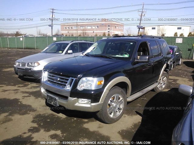 1FMEU7EE2AUB13140 - 2010 FORD EXPLORER EDDIE BAUER BLACK photo 2