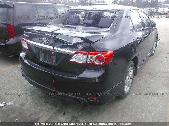 2T1BU4EE9BC618547 - 2011 TOYOTA COROLLA S/LE BLACK photo 6