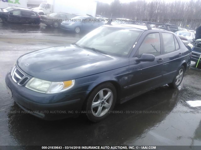 YS3ED49A653512146 - 2005 SAAB 9-5 ARC BLUE photo 2