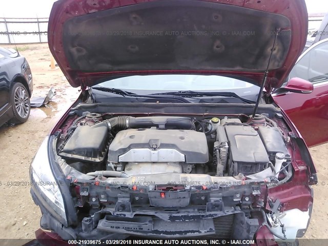 1G11H5SL4EF105932 - 2014 CHEVROLET MALIBU LTZ 红色 照片 10