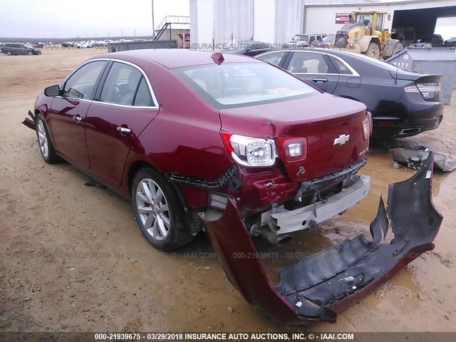 1G11H5SL4EF105932 - 2014 CHEVROLET MALIBU LTZ 红色 照片 3