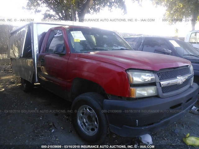 1GBHC24U44E162827 - 2004 CHEVROLET C2500 SILVERADO C2500 HEAVY DUTY RED photo 1