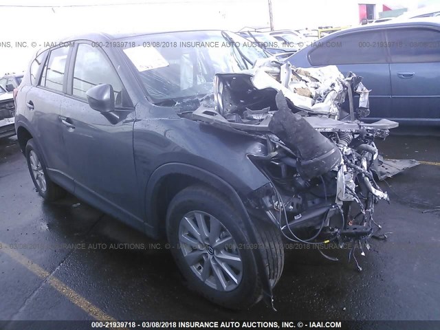 JM3KE4BY7G0755555 - 2016 MAZDA CX-5 SPORT GRAY photo 1