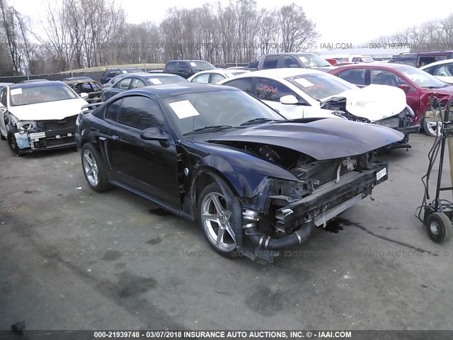 1FAFP42R44F239309 - 2004 FORD MUSTANG MACH I BLACK photo 1