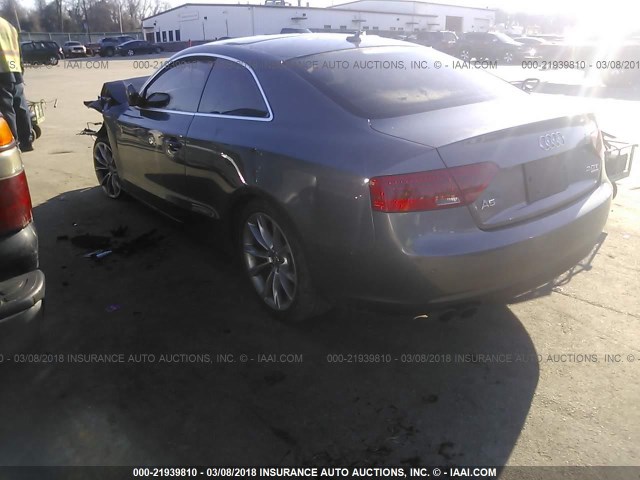 WAULFAFR4DA001933 - 2013 AUDI A5 PREMIUM PLUS GRAY photo 3