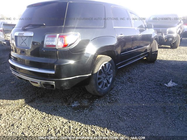 1GKKRTKD1DJ191447 - 2013 GMC ACADIA DENALI BLACK photo 4