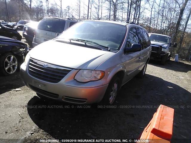 2C4GP54L75R583479 - 2005 CHRYSLER TOWN & COUNTRY TOURING Champagne photo 2