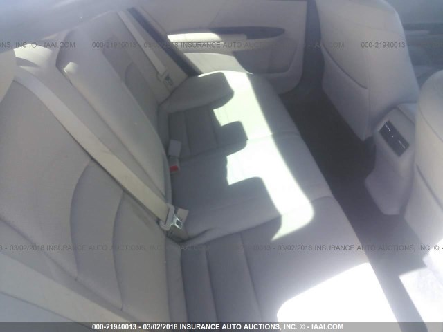 1HGCR6F50FA001095 - 2015 HONDA ACCORD HYBRID/EXL WHITE photo 8