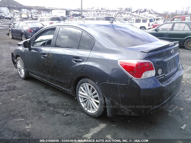 JF1GJAD67DH017486 - 2013 SUBARU IMPREZA PREMIUM GRAY photo 3