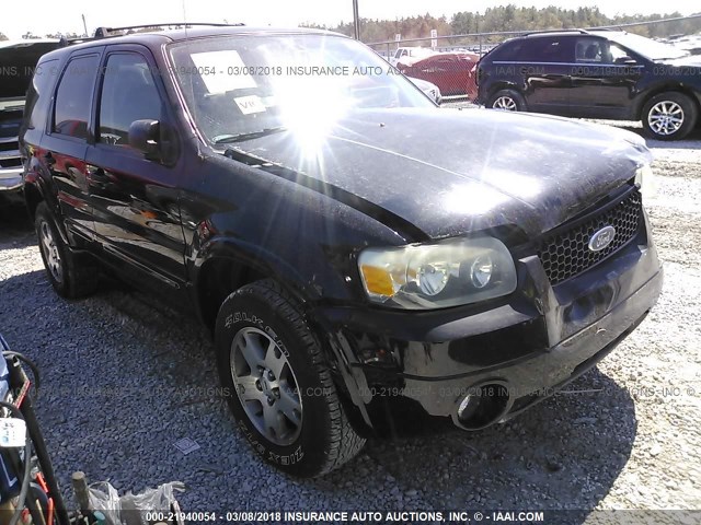 1FMYU04165KA43047 - 2005 FORD ESCAPE LIMITED BLACK photo 1