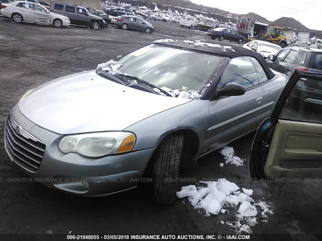 1C3EL55R95N705508 - 2005 CHRYSLER SEBRING TOURING SILVER photo 2