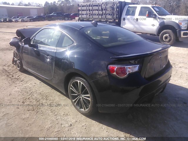 JF1ZNAA12F8711740 - 2015 TOYOTA SCION FR-S BLACK photo 3