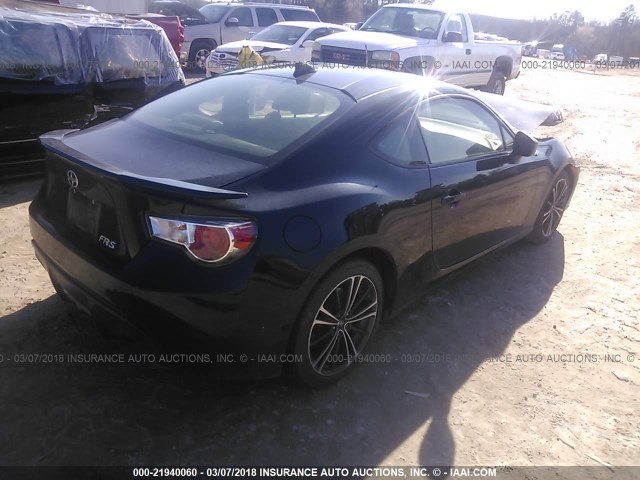 JF1ZNAA12F8711740 - 2015 TOYOTA SCION FR-S შავი ფოტო 4