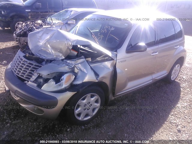 3C4FY48B02T355224 - 2002 CHRYSLER PT CRUISER CLASSIC 金色 照片 2