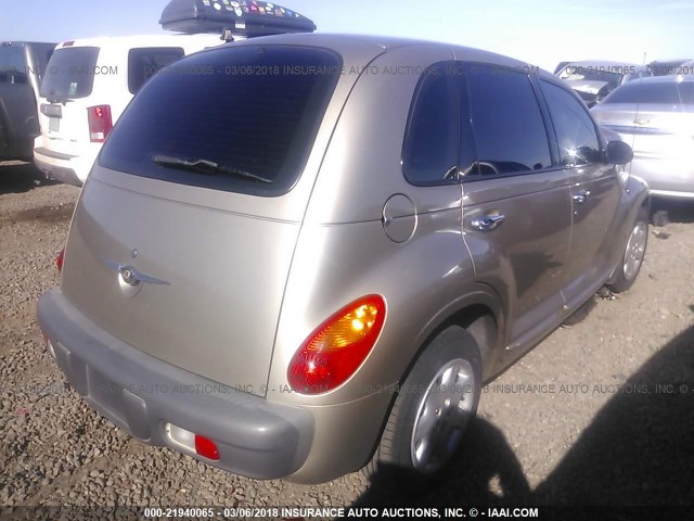 3C4FY48B02T355224 - 2002 CHRYSLER PT CRUISER CLASSIC GOLD photo 4