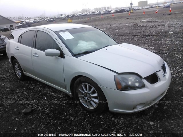 4A3AB36F55E062593 - 2005 MITSUBISHI GALANT ES MEDIUM/LS MEDIUM WHITE photo 1