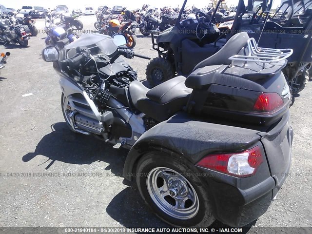 JH2SC68G9CK003533 - 2012 HONDA GL1800 GRAY photo 3