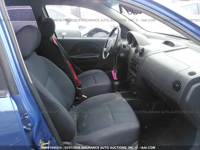 KL1TD66656B598638 - 2006 CHEVROLET AVEO LS 蓝色 照片 5