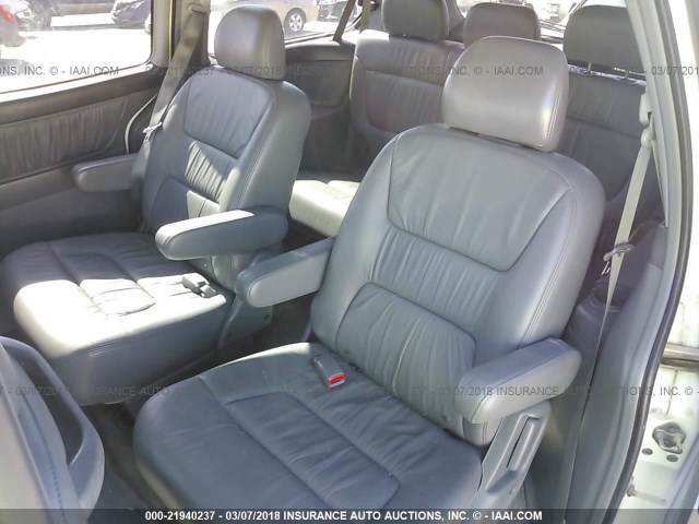 5FNRL180X4B106410 - 2004 HONDA ODYSSEY EXL თეთრი ფოტო 8