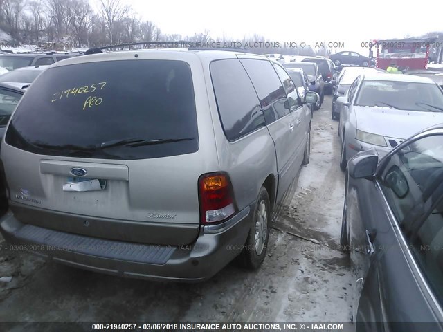 2FMDA58482BB56299 - 2002 FORD WINDSTAR LIMITED GRAY photo 4