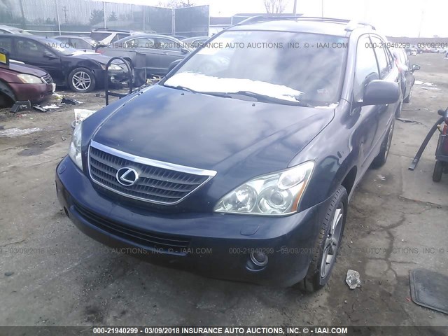 JTJHW31U960030284 - 2006 LEXUS RX 400 BLUE photo 2